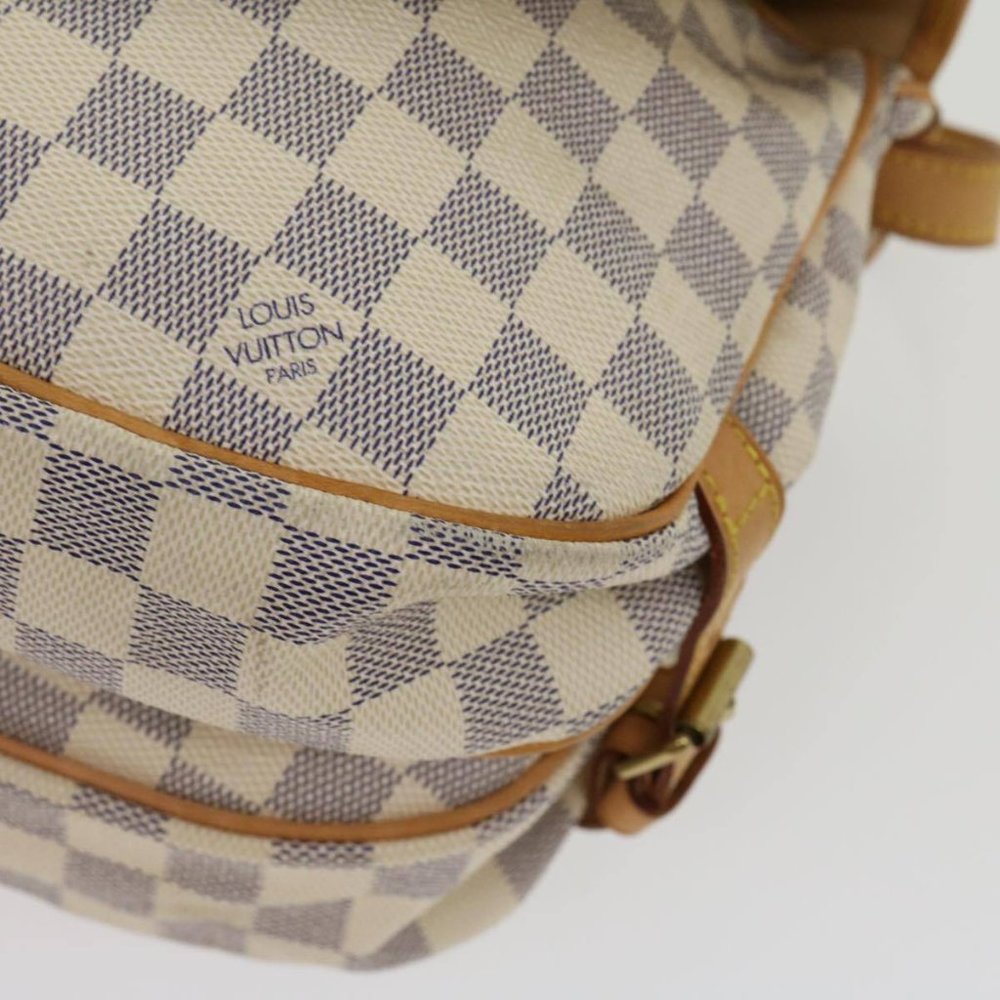 Saumur 30 Damier Azur Shoulder Bag - Picture 9 of 11